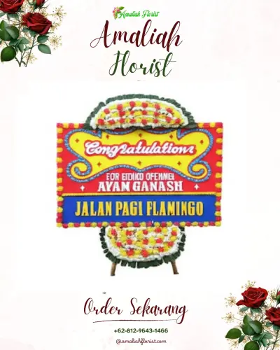 Bunga Papan Congratulation di Tingkulu